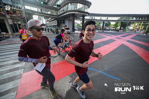 Race photo from Nu Skin Run 10K