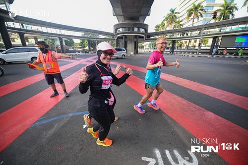 Race photo from Nu Skin Run 10K