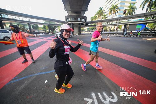 Race photo from Nu Skin Run 10K