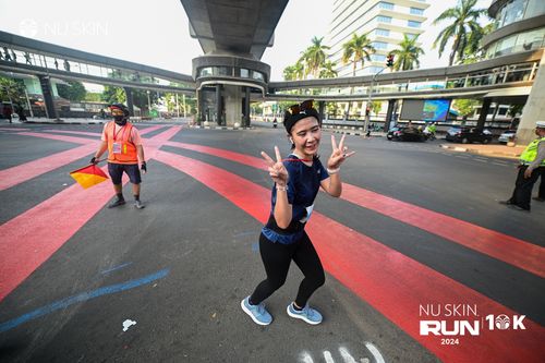 Race photo from Nu Skin Run 10K