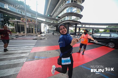 Race photo from Nu Skin Run 10K