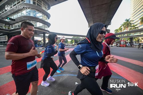 Race photo from Nu Skin Run 10K