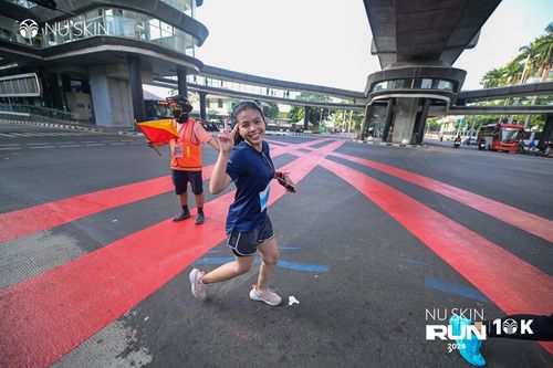 Race photo from Nu Skin Run 10K