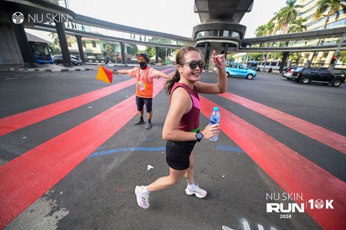 Race photo from Nu Skin Run 10K