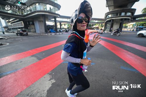 Race photo from Nu Skin Run 10K
