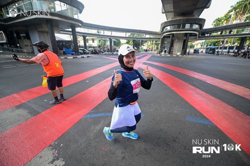 Race photo from Nu Skin Run 10K