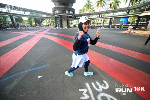 Race photo from Nu Skin Run 10K