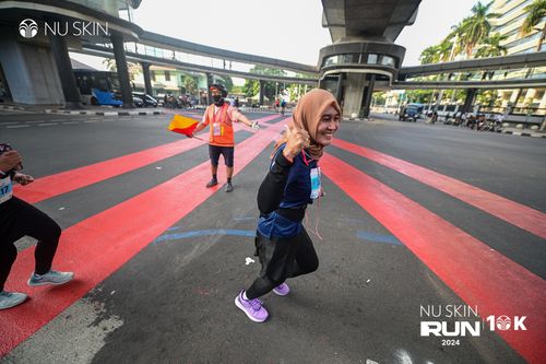 Race photo from Nu Skin Run 10K