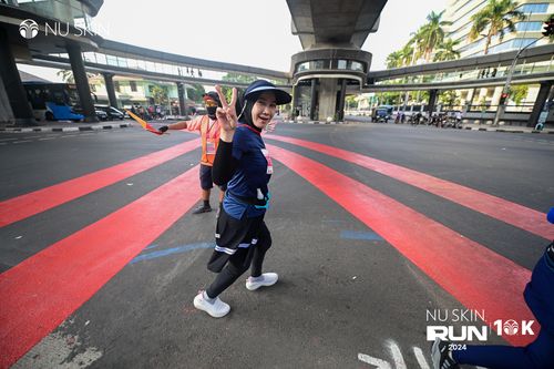 Race photo from Nu Skin Run 10K