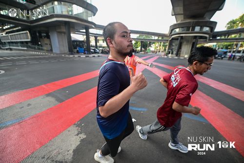 Race photo from Nu Skin Run 10K