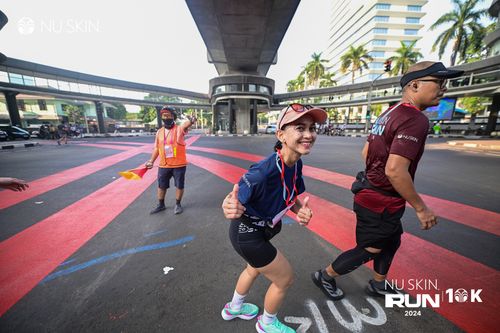 Race photo from Nu Skin Run 10K