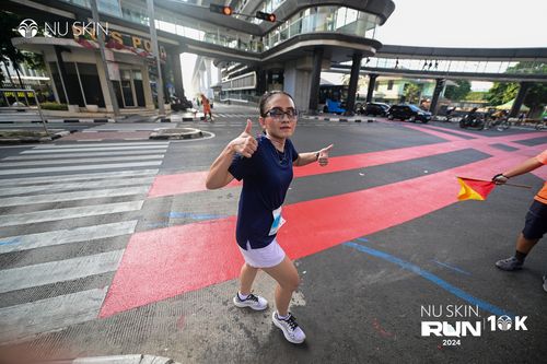 Race photo from Nu Skin Run 10K