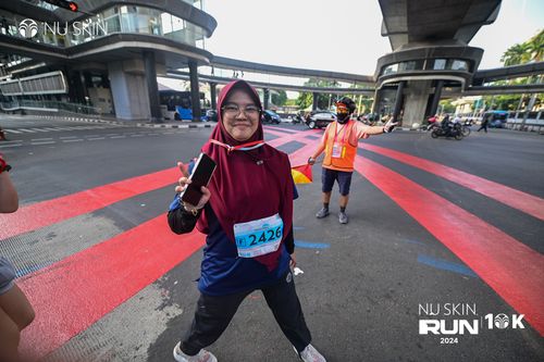 Race photo from Nu Skin Run 10K