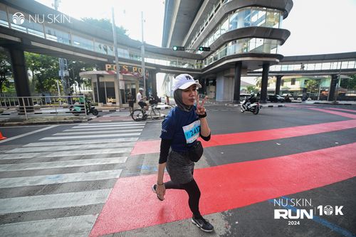 Race photo from Nu Skin Run 10K