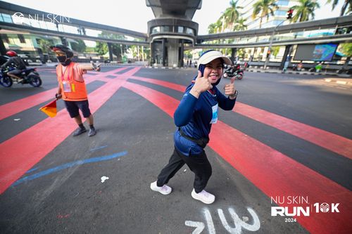 Race photo from Nu Skin Run 10K