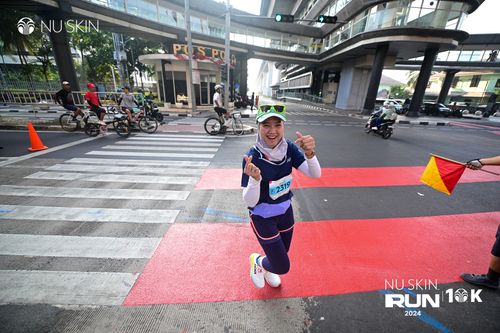 Race photo from Nu Skin Run 10K