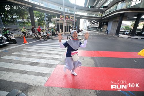Race photo from Nu Skin Run 10K