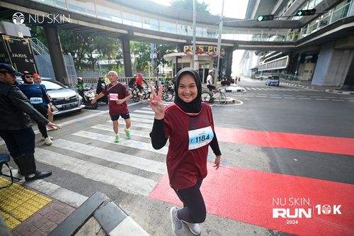 Race photo from Nu Skin Run 10K