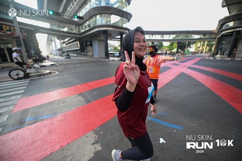Race photo from Nu Skin Run 10K