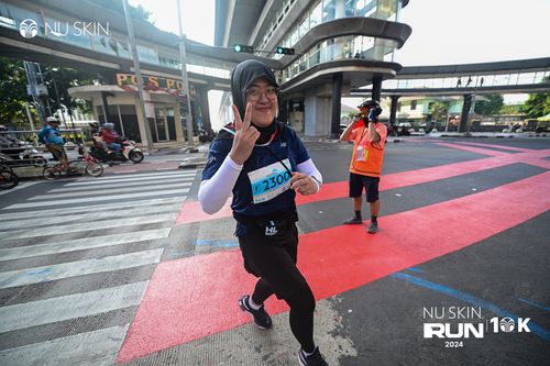 Race photo from Nu Skin Run 10K