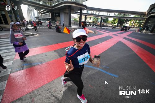 Race photo from Nu Skin Run 10K
