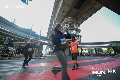 Race photo from Nu Skin Run 10K