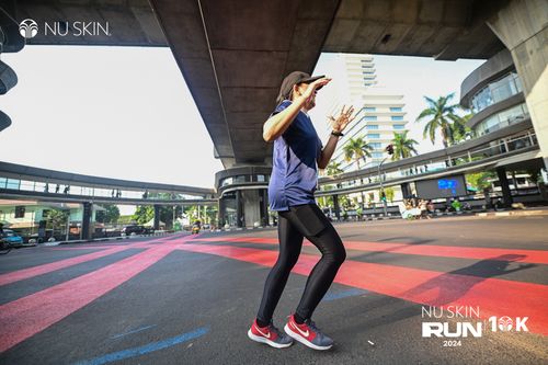 Race photo from Nu Skin Run 10K