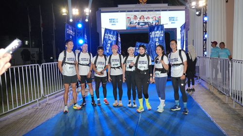 Race photo from KEMLU RUN 2025