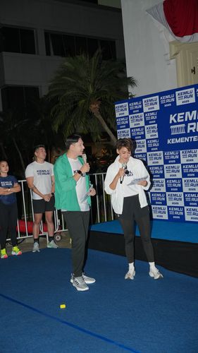 Race photo from KEMLU RUN 2025
