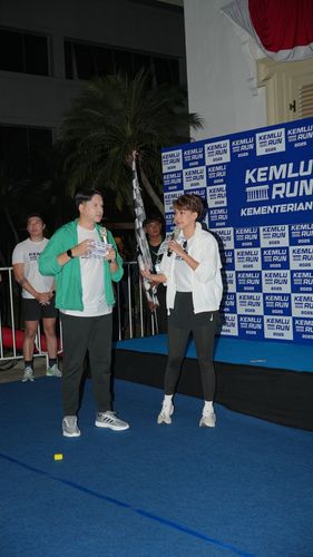 Race photo from KEMLU RUN 2025