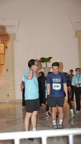 Race photo from KEMLU RUN 2025