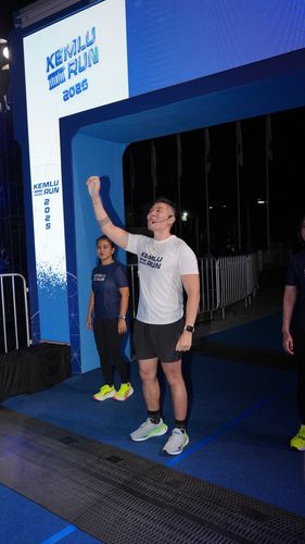 Race photo from KEMLU RUN 2025
