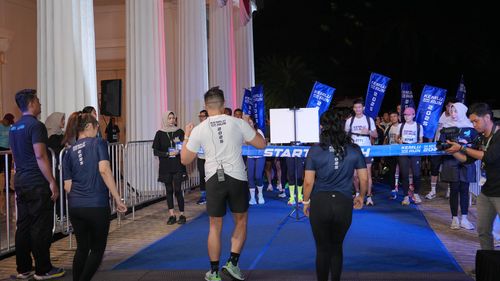 Race photo from KEMLU RUN 2025