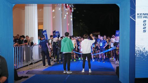 Race photo from KEMLU RUN 2025