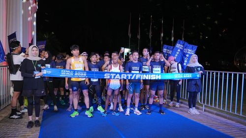 Race photo from KEMLU RUN 2025