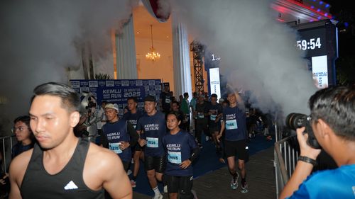 Race photo from KEMLU RUN 2025