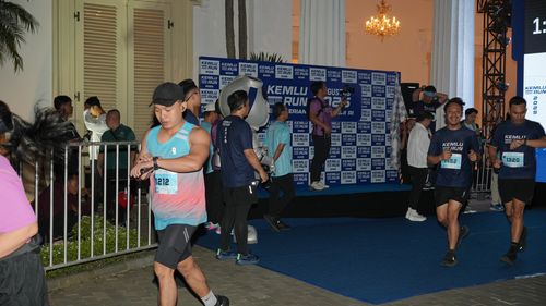 Race photo from KEMLU RUN 2025