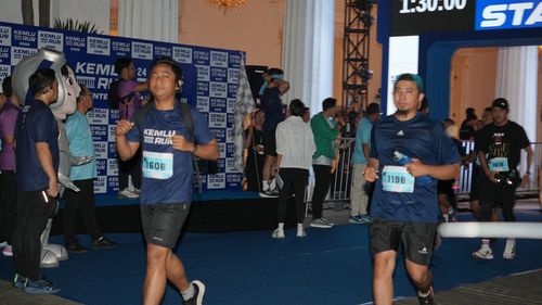 Race photo from KEMLU RUN 2025