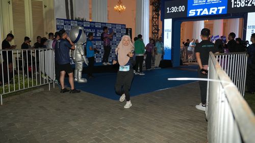 Race photo from KEMLU RUN 2025