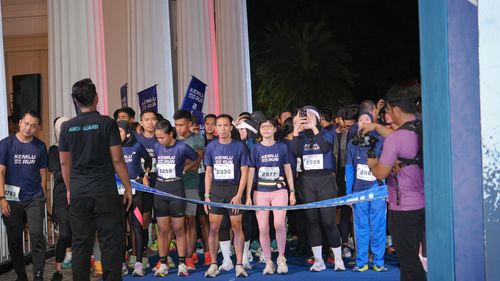 Race photo from KEMLU RUN 2025