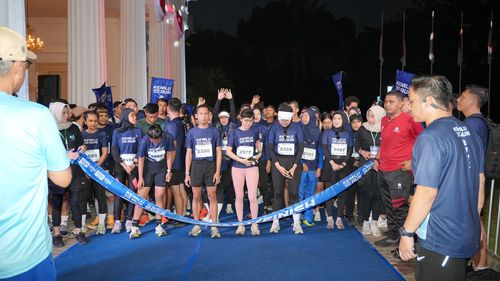 Race photo from KEMLU RUN 2025