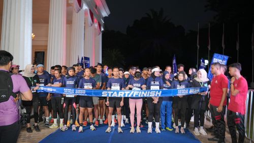 Race photo from KEMLU RUN 2025