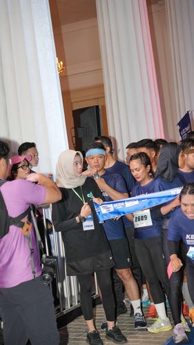 Race photo from KEMLU RUN 2025
