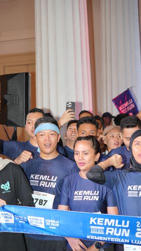 Race photo from KEMLU RUN 2025