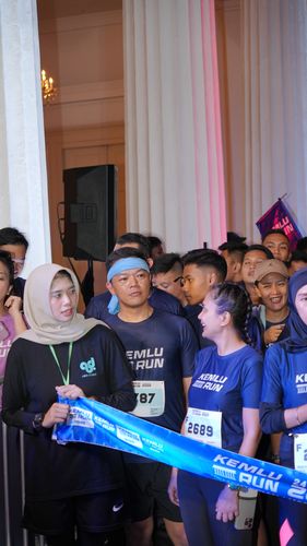 Race photo from KEMLU RUN 2025
