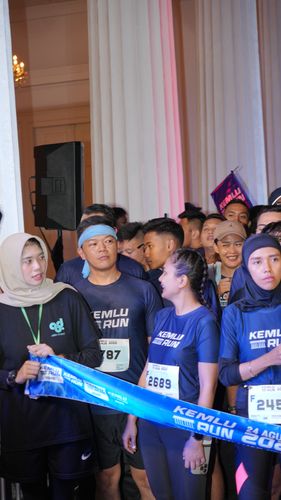 Race photo from KEMLU RUN 2025