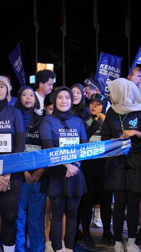 Race photo from KEMLU RUN 2025