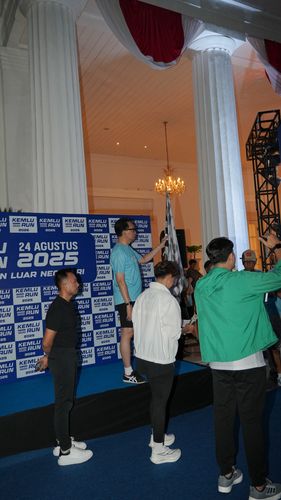 Race photo from KEMLU RUN 2025