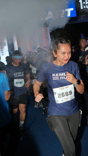 Race photo from KEMLU RUN 2025