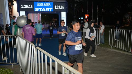 Race photo from KEMLU RUN 2025